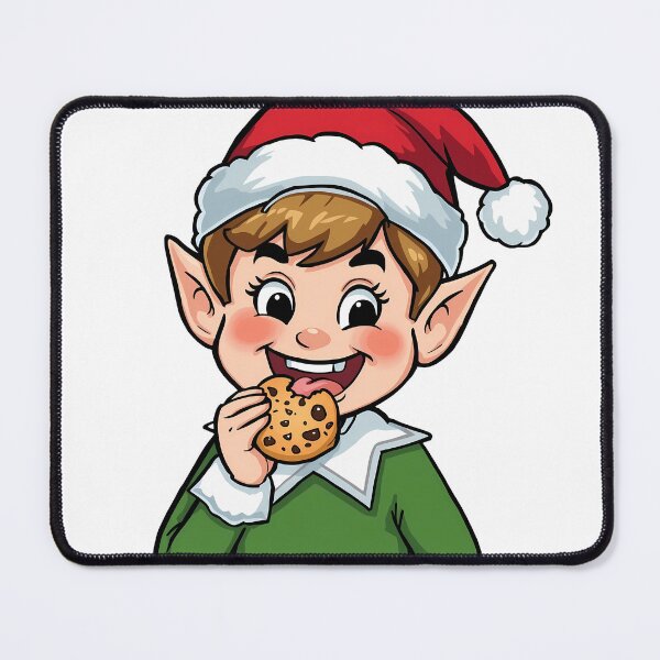 Item preview, Holiday Elf with a Sweet Tooth designed and sold by CANDO ART STORE.