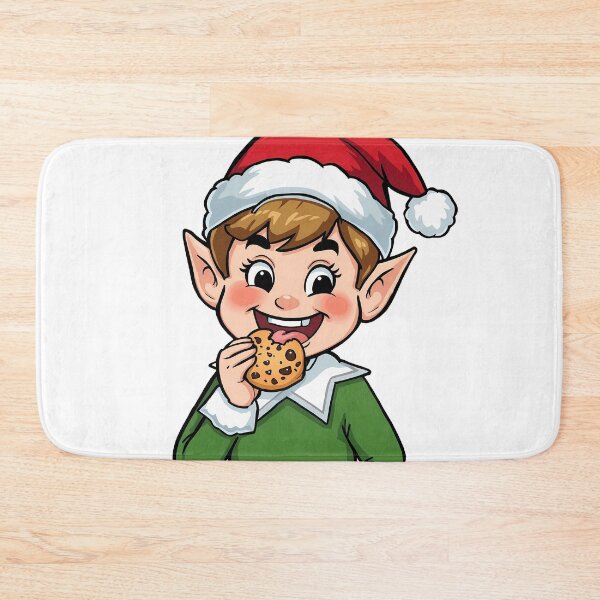 Item preview, Holiday Elf with a Sweet Tooth designed and sold by CANDO ART STORE.