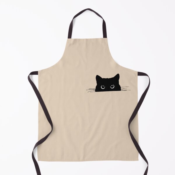 Item preview, Cute Peeking Black Cat - Minimalist Kawaii Cat designed and sold by Darkifun.