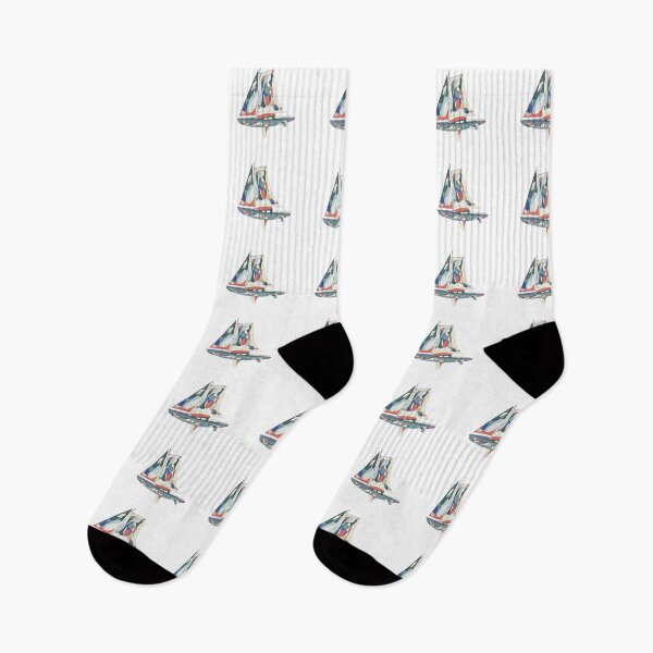Item preview, Nautical Sticker — Abstract Coastal Art designed and sold by iampaulmorris.
