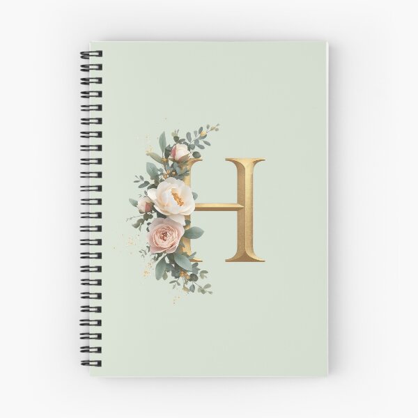 Item preview, Floral Gold Letter H Monogram – Coquette Christian Wall Art, Elegant Blush Rose Initial Print, Faith-Inspired Feminine Gift designed and sold by AmenAlways.