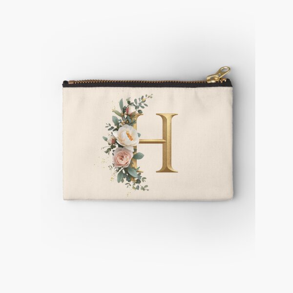 Item preview, Floral Gold Letter H Monogram – Coquette Christian Wall Art, Elegant Blush Rose Initial Print, Faith-Inspired Feminine Gift designed and sold by AmenAlways.