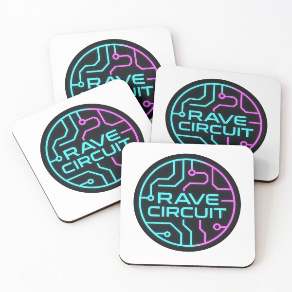 Item preview, Rave Circuit – Neon Techno and EDM Design designed and sold by |TRSSHOP|.