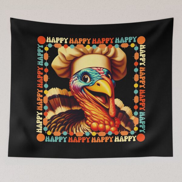 Item preview, Happy Turkey Chef designed and sold by theflandonian.