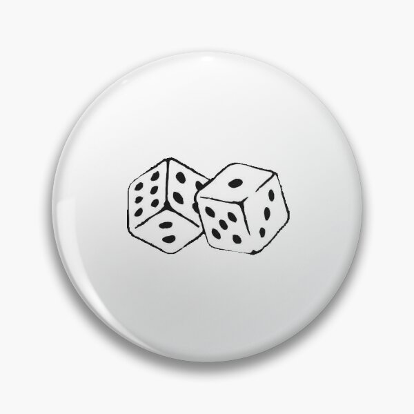 Item preview, Classic Dice Illustration | Minimalist Game Art designed and sold by meepmeep52.