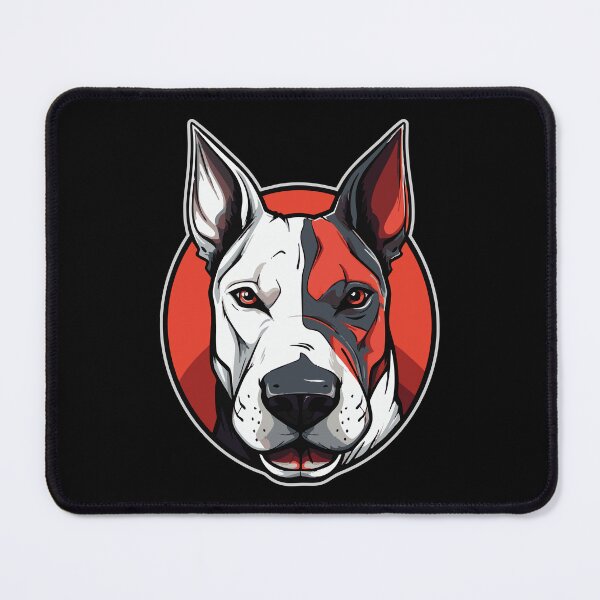 Item preview, Pitbull with red pattern – Strong dog design designed and sold by drizzd.