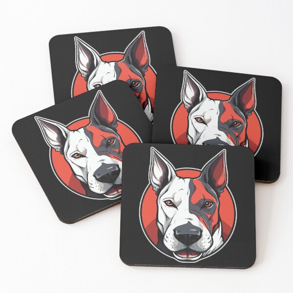 Item preview, Pitbull with red pattern – Strong dog design designed and sold by drizzd.