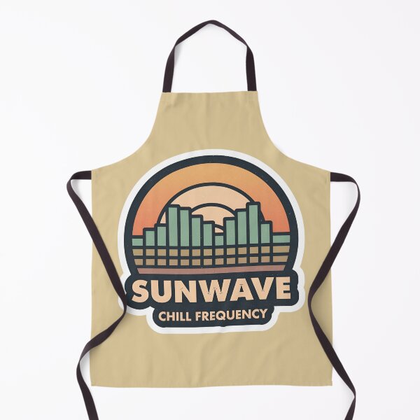 Item preview, Sunwave Chill Frequency – Retro Chillout Electronic Design designed and sold by |TRSSHOP|.