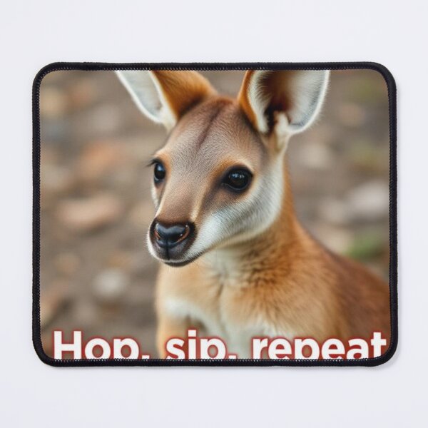 Item preview, Kangaroo//Hop, sip, repeat — that’s my workout plan designed and sold by SSMC DREAM DESIGN.