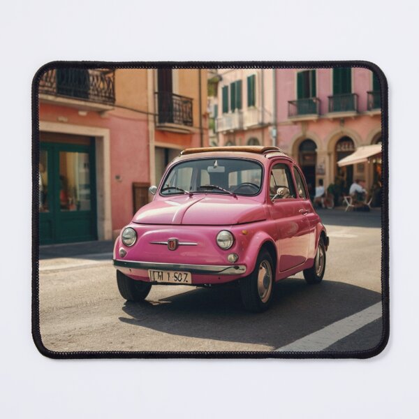 Item preview, Pink Romance, Classic Fiat 500 on the Charming Italian Avenue designed and sold by BlareBlare.