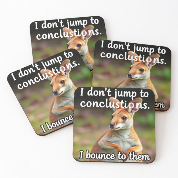 Item preview, Kangaroo//I don’t jump to conclusions, I bounce to them designed and sold by SSMC DREAM DESIGN.