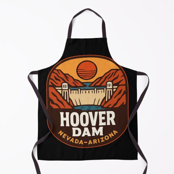 Item preview, Hoover Dam Nevada Arizona Travel Retro designed and sold by TomFrontierArt.