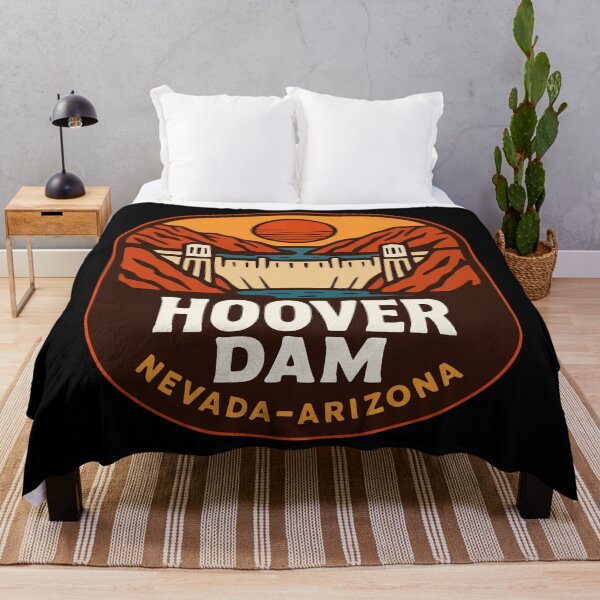 Item preview, Hoover Dam Nevada Arizona Travel Retro designed and sold by TomFrontierArt.