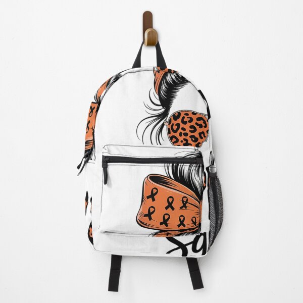 Item preview, Leukemia Awareness Cancer Leopard Orange Ribbon designed and sold by MaryoKing.