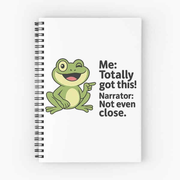 Item preview, Funny Frog "Totally Got This" Narrator Quote Sarcastic Humor designed and sold by haitrieuic96.