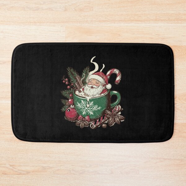 Item preview, Hot Cocoa Santa – Vintage Christmas designed and sold by dudelinart.