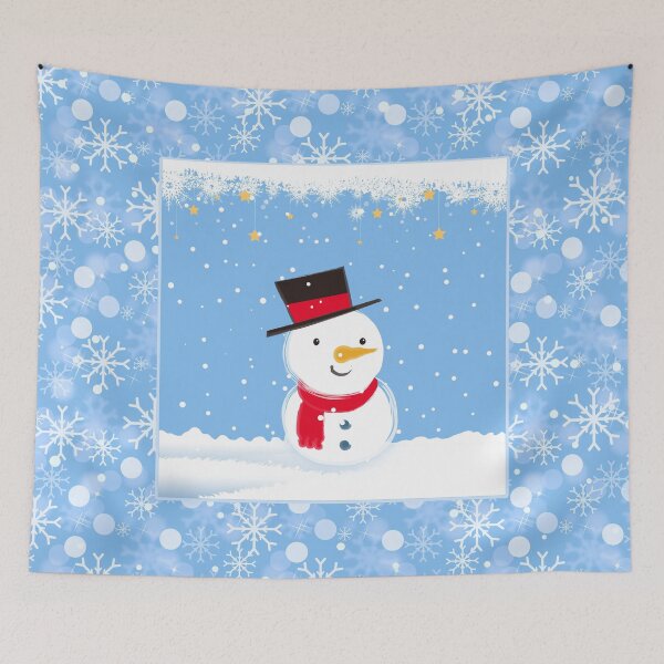 Item preview, Holiday Snowman in a Winter Wonderland designed and sold by MarikaJohnson.