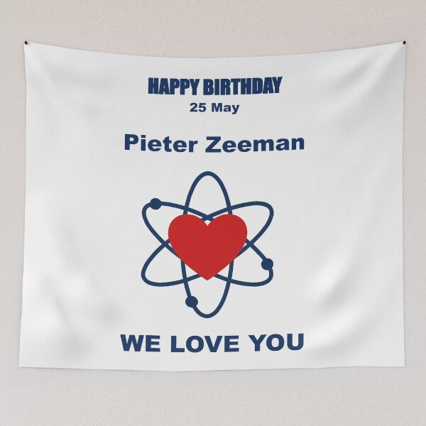 Item preview, Tribute to Pieter Zeeman  — 25 May designed and sold by ariksworld.
