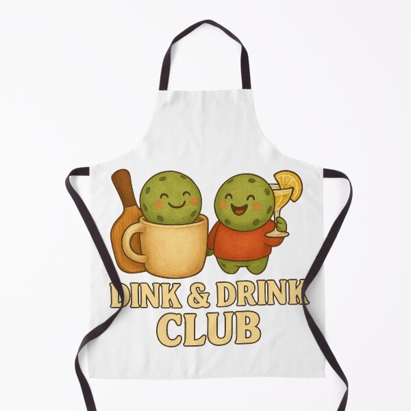 Item preview, Dink & Drink Club – Funny Retro Pickleball T-Shirt designed and sold by MikolajBolek.
