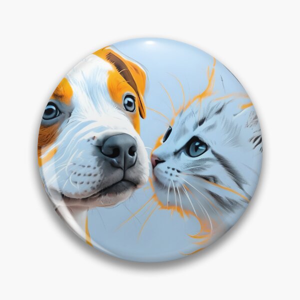 Item preview,  Playful Puppy And Curious Kitten    designed and sold by NEXTLEVEL318.