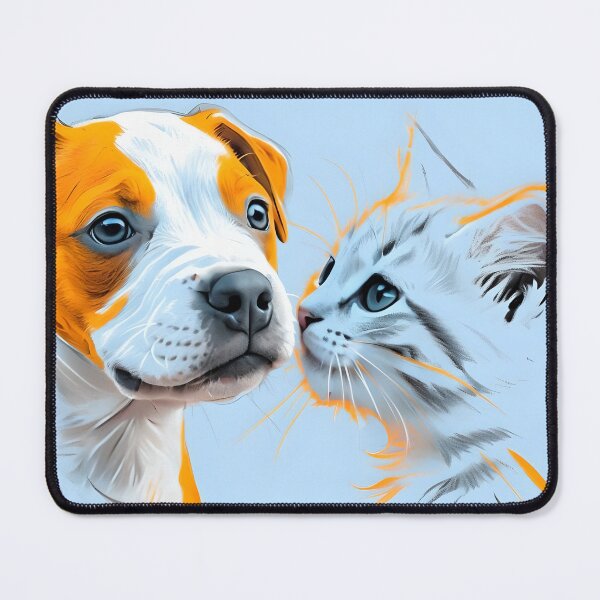 Item preview, Playful Puppy And Curious Kitten designed and sold by NEXTLEVEL318.