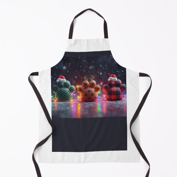 Item preview, “Festive Paw Print Christmas Decorations for Pet Lovers” designed and sold by AG Clothing Shop.