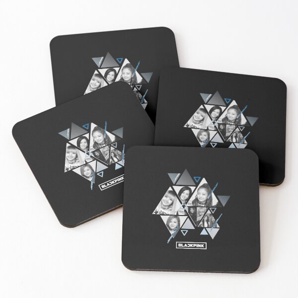 Item preview, Blackpink Geometric Art in Black and White designed and sold by tuyopfhw.