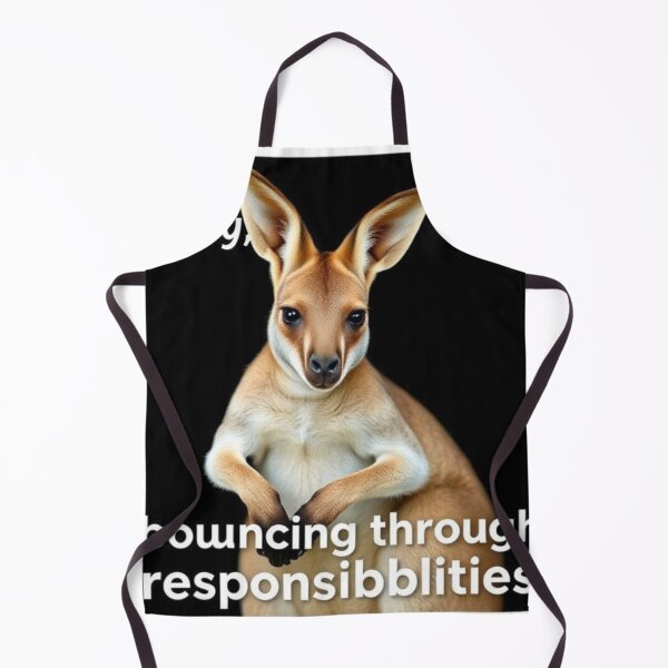 Item preview, Kangaroo//Sorry, can’t talk — busy bouncing through responsibilities designed and sold by SSMC DREAM DESIGN.