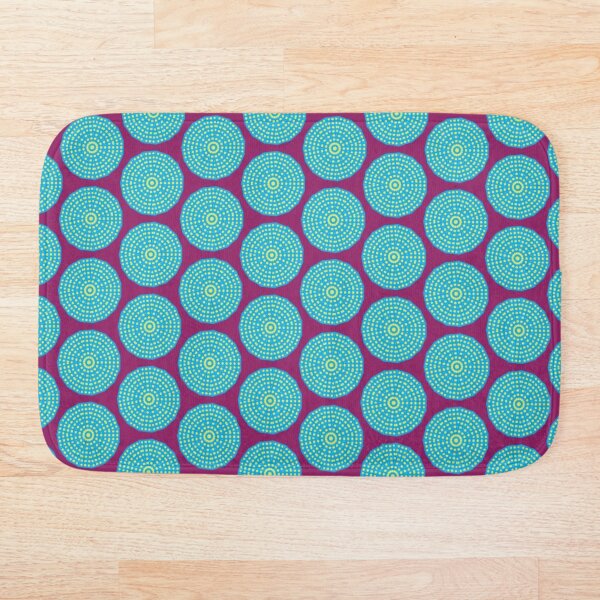 Item preview, Carrusel hipnótico de color amarillo turquesa sobre fondo púrpura designed and sold by airydesign.
