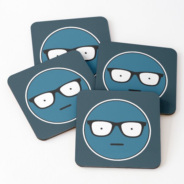 Item preview, A Blue Emoji Wearing Glasses designed and sold by Henrybubbles400.