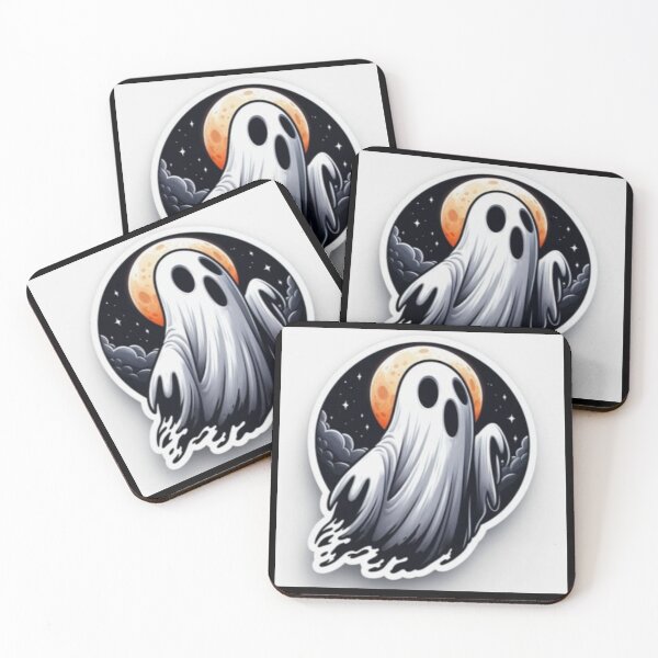 Item preview, Drawing of Ghost Under Moonlight designed and sold by NivyasArtistry.