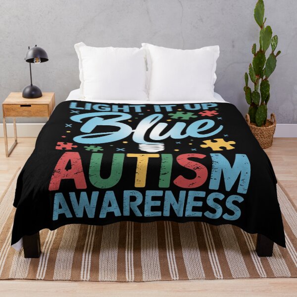 Item preview, Light It Up Blue Autism Awareness designed and sold by MaryoKing.