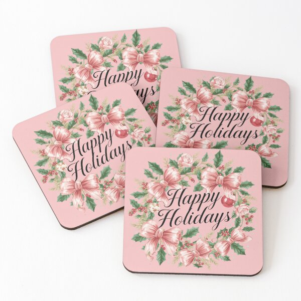 Item preview, Happy Holidays Christmas Wreath Sticker Holiday Gifts designed and sold by colorleafz.