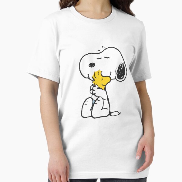 Snoopy Hugging Woodstock with Warm Affection Essential T-Shirt