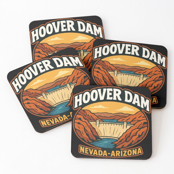 Item preview, Hoover Dam Nevada Arizona Retro Vintage designed and sold by TomFrontierArt.