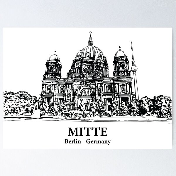 Item preview, Mitte - Germany designed and sold by Lakeric Cityscapes.