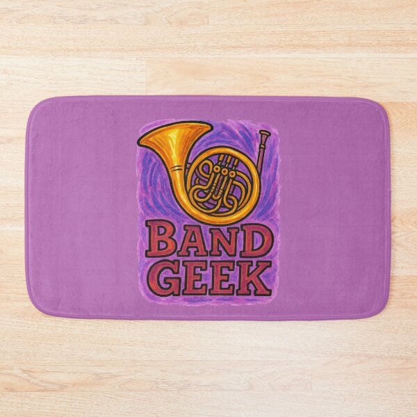 Item preview, French Horn Band Geek designed and sold by FrictionMaxxing.