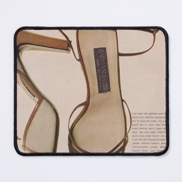 Item preview, Caramel Mario Valentino Vintage Heel Shoe Advert designed and sold by ninetiestore.