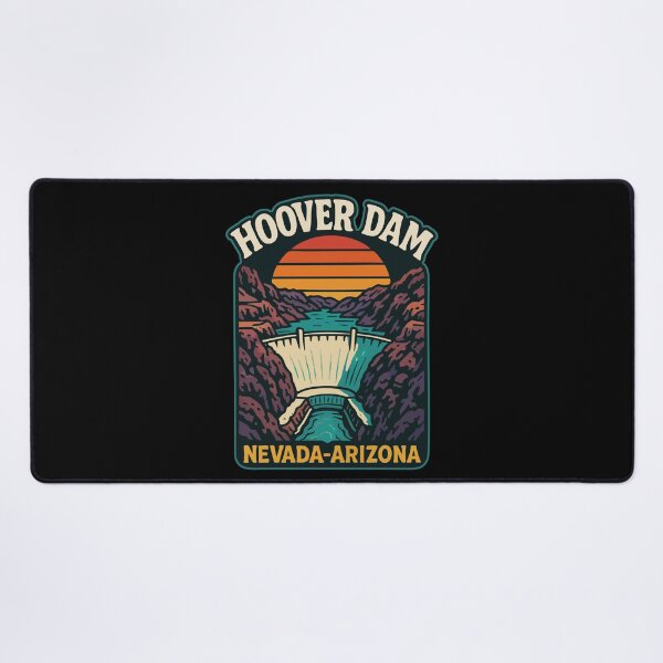 Item preview, Hoover Dam Nevada Arizona Retro Travel designed and sold by TomFrontierArt.