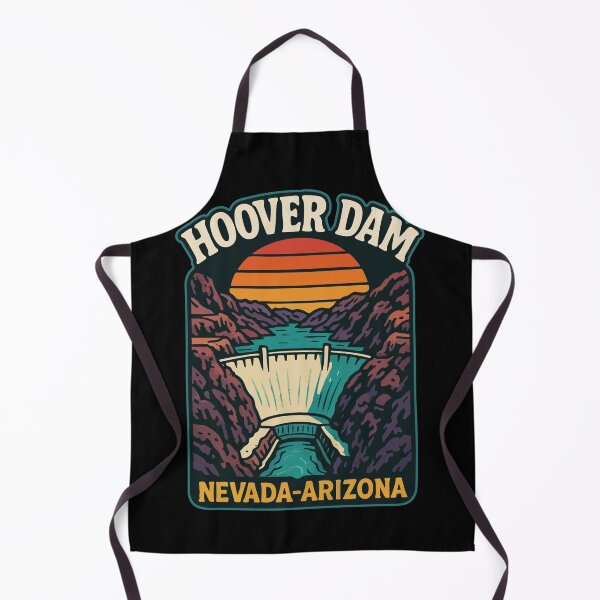 Item preview, Hoover Dam Nevada Arizona Retro Travel designed and sold by TomFrontierArt.