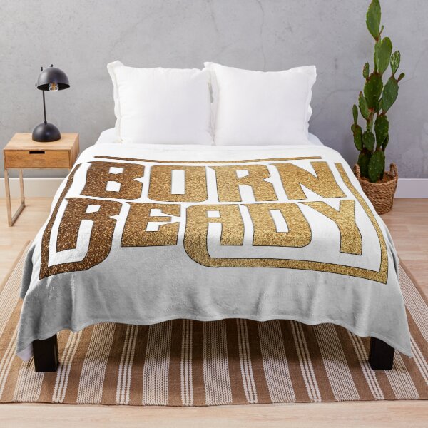 Item preview,  Born Ready | Golden Bold Confidence and Power Quote designed and sold by ArtsyExplorer.