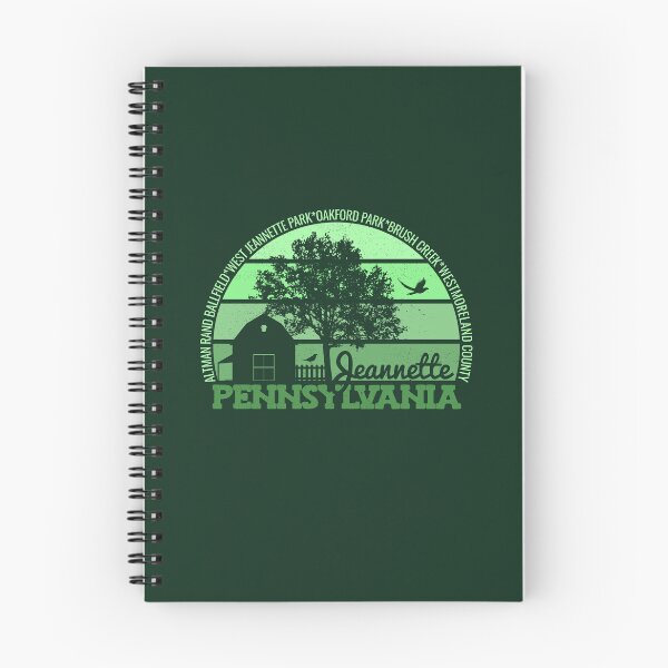 Item preview, Jeanette Pennsylvania Sunset Retro Vintage Local Pride Logo designed and sold by CRHPOD20.