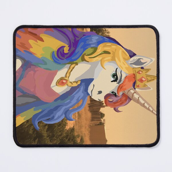 Item preview, Rainbow Unicorn Princess Thinks This Place is a Dump designed and sold by KlakkDrawsStuff.