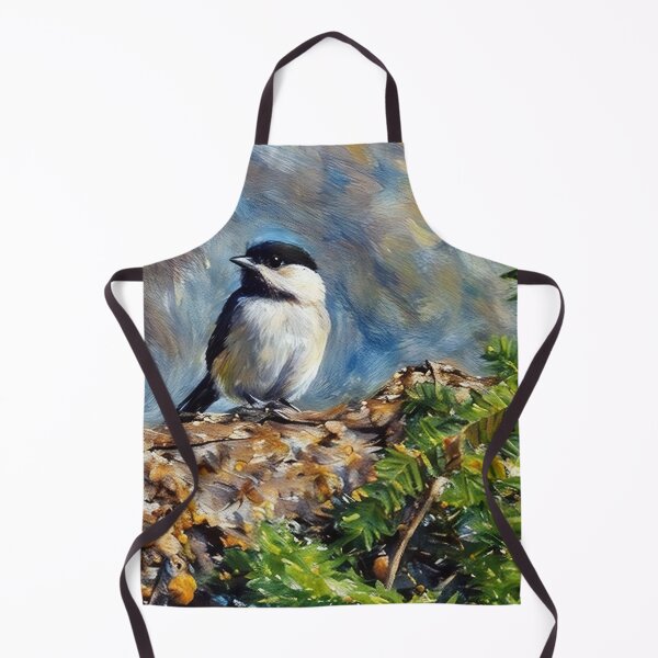Item preview, Chickadee on Pine Branch designed and sold by tomorrowsart.