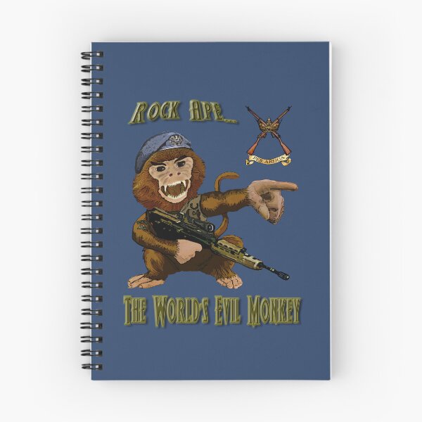 Item preview, Rock Ape Evil Monkey T-Shirt | RAF Regiment Gunner Humor designed and sold by Larry Oates.