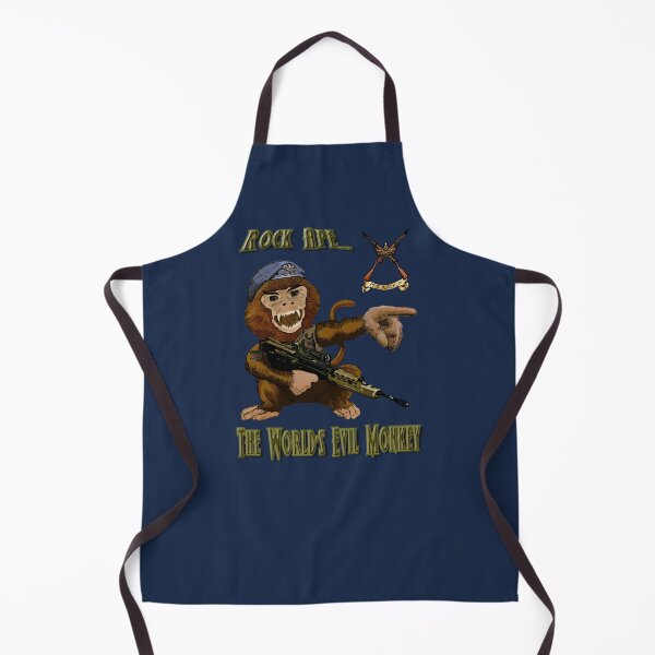 Item preview, Rock Ape Evil Monkey T-Shirt | RAF Regiment Gunner Humor designed and sold by Larry Oates.