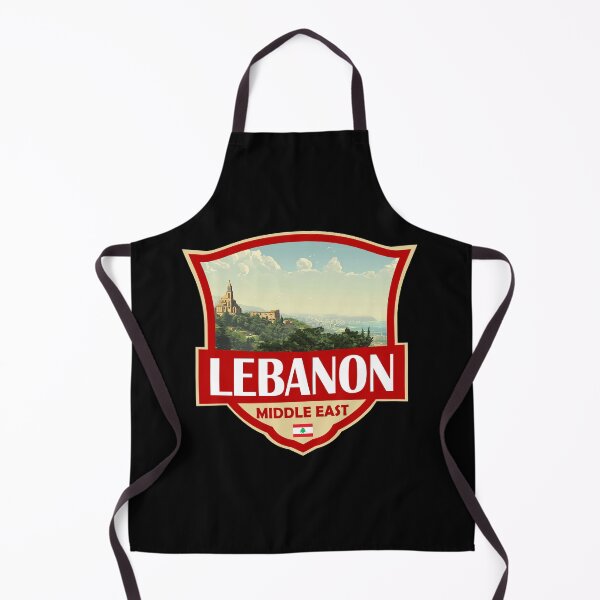 Item preview, Lebanon Illustration Retro Badge designed and sold by KrisSidDesigns.