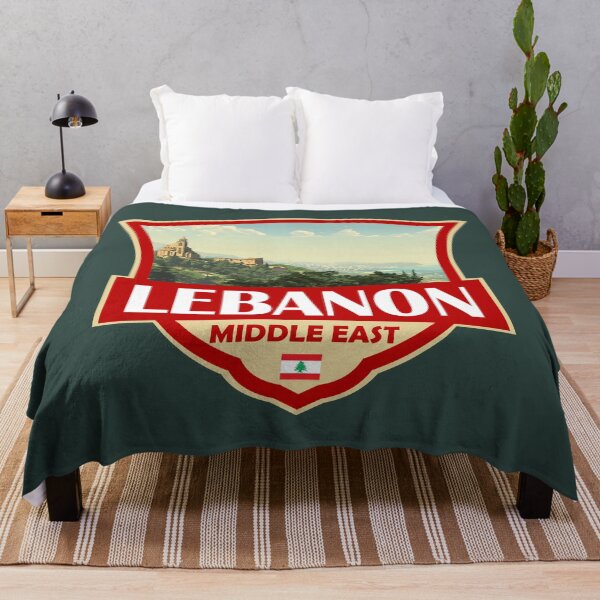 Item preview, Lebanon Illustration Retro Badge designed and sold by KrisSidDesigns.