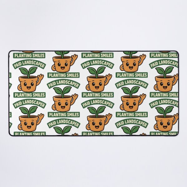 Item preview, Paid Landscaper Planting Smiles Funny Gardening Design designed and sold by TeeTimeTreasure.