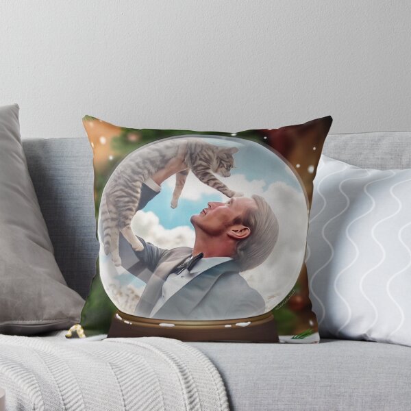 Item preview, Mads Mikkelsen with a Cat Snow Globe designed and sold by orionlodubyal.